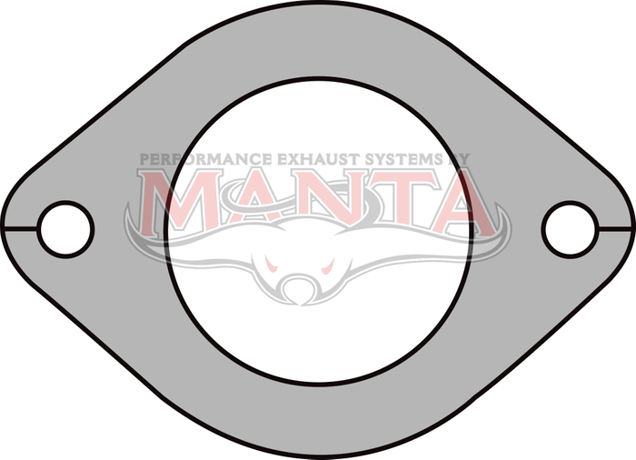 2 Bolt Commodore 2 1/2in 105mm Bolt Centres 11mm Bolt Holes