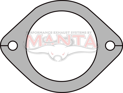 2 Bolt Commodore Flange 3in Bore, 105mm Bolt Centres 11mm Bolt Holes