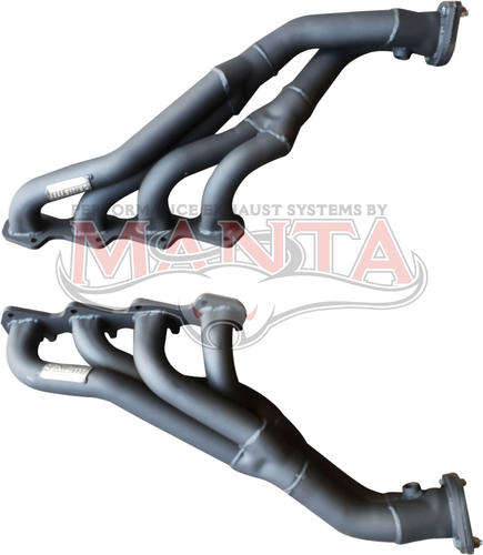 Ford BA - BF Falcon V8 BOSS Tri-Y 1 3/4in Primary 2 1/2in Outlets Mild Steel Mandrel Bent Extractor