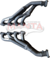 Ford BA - BF Falcon V8 BOSS Tri-Y 1 3/4in Primary 2 1/2in Outlets Mild Steel Mandrel Bent Extractor