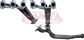 Toyota LandCruiser 1HZ 91<HZJ 75, 78, 79 Direct Fit Extractor (no flex)