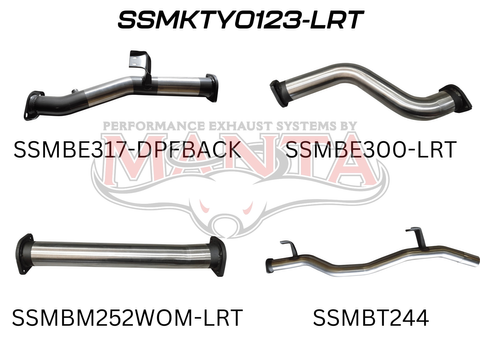 VDJ79 Single & Dual Cab Ute 3in DPF Back WOM, to suit TLC79SCA LRA 90L Auxiliary Long Range Tank