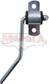 2 Bolt Holes, 10mm Rod, Universal Heavy Duty Swivel Rubber Hanger, UNB022