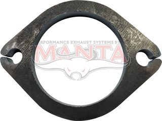 2 Bolt Ford EA-FG Cat Flange 2 1/2in ID, 87mm Bolt Centres, 11mm Bolt Holes, 10mm Thick M/S