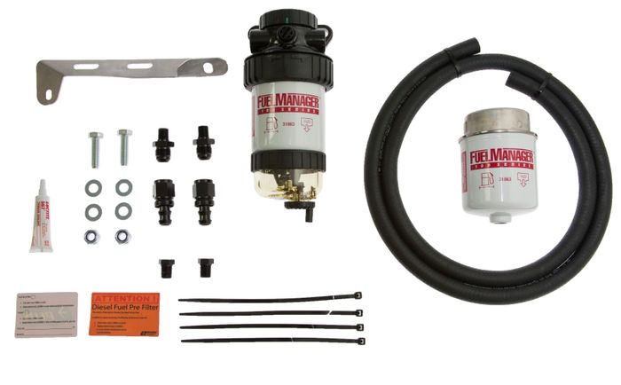 Isuzu D-Max & MU-X Fuel Manager Fuel Pre Filter Kit (suits dual battery) 2012 on