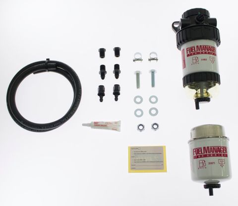 Universal 30 Micron Pre Filter 8mm Hose Fuel Filter Kit