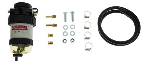 Universal 2 Micron Final Filter 8mm Hose Fuel Filter Kit