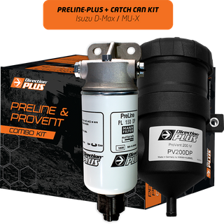 Isuzu D-Max & MU-X 3.0L PreLine Plus Fuel Filter & ProVent 200 Catch Can Kit