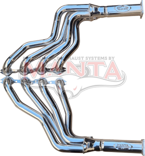 Holden Commodore VE VF 1 7/8in Stainless Steel Headers - 4 into 1 With 3in Outlets - Ceramic Coated