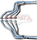 Holden Commodore VE VF 1 7/8in Stainless Steel Headers - 4 into 1 With 3in Outlets - Ceramic Coated
