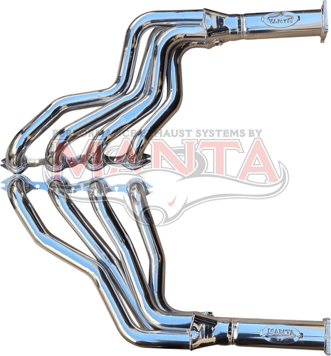 VE VF 1 7/8in Headers With 3in Outlet - Ceramic Coated - Suit DPE cat backs