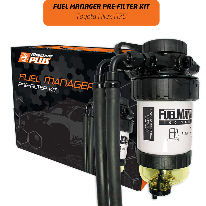 Toyota Hilux N70 3.0L 1KD Fuel Manager Fuel Pre Filter Kit (dual battery compatible)