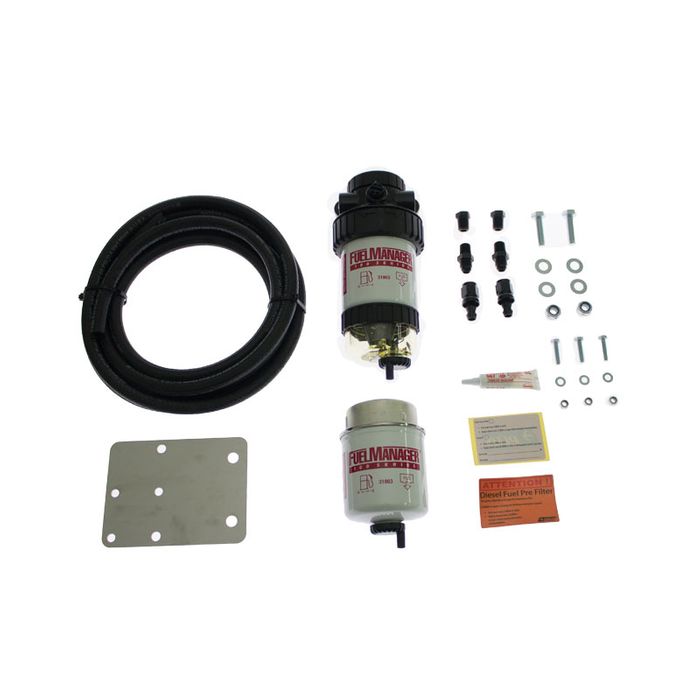 Nissan Patrol 3.0L Common Rail Fuel Manager Fuel Pre Filter Kit 2007 - on (mounts on passenger side)