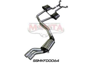 Ford Falcon AU V8 IRS SDN 2.5in Dual Catback Muffler
