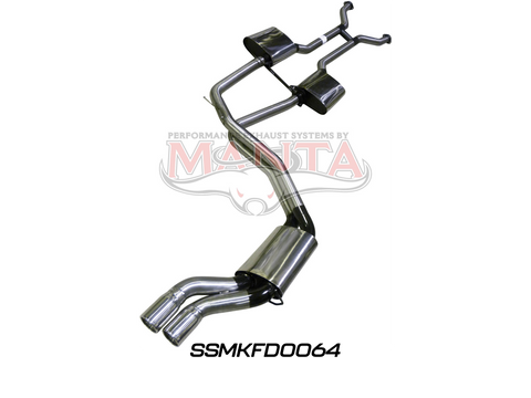 Ford Falcon AU V8 IRS SDN 2.5in Dual Catback Muffler