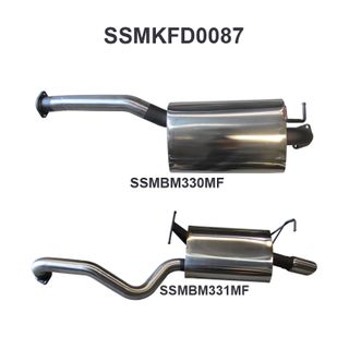Ford Falcon BA BF 6 Cylinder Sedan Catback Muffler/Muffler