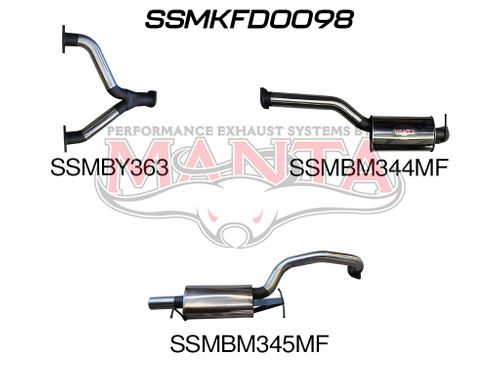 Falcon BA BF V8 Sedan 3in Catback Muffler/Muffler