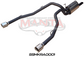 DS RAM 1500 5.7L V8 3in Single into Twin, Factory Cat Back Exhaust, with 5in Chrome tips