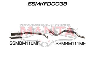 Ford Falcon EA - AU 6 Cylinder Sedan Catback Muffler/Muffler
