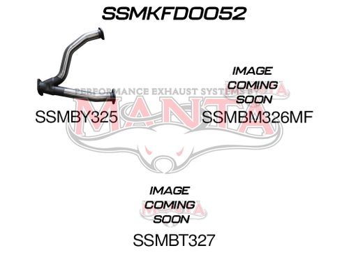 Ford Falcon EA - AU V8 Sedan 3in CatBack Muffler/Tailpipe