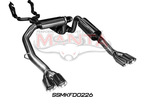 FG 5.4L V8 Ute 3in L & R With Extractors Muffler/Muffler