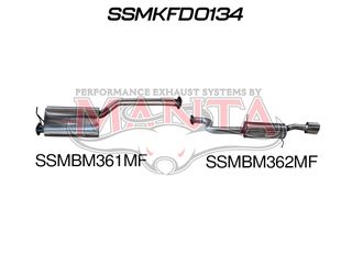 Ford Falcon BA BF 6 Cylinder XR6 Ute CatBack Muffler/Muffler
