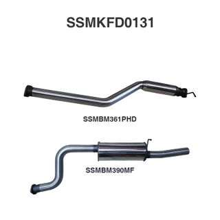 Ford Falcon BA BF 6 Cylinder Ute Catback Hotdog/Muffler