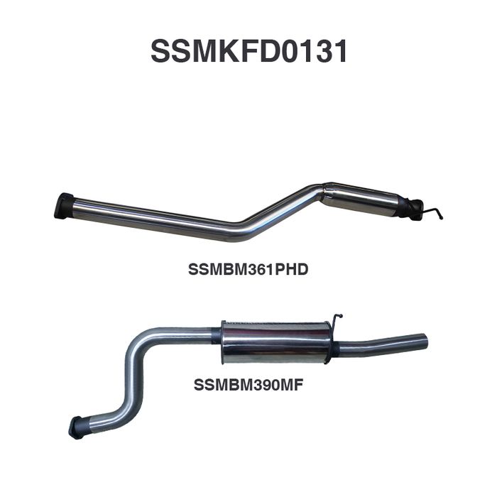 Ford Falcon BA BF 6 Cylinder Ute Catback Hotdog/Muffler