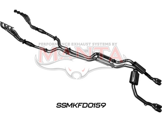 Ford BA BF V8 4V Ute 3in L & R With Extractors Muffler/Muffler