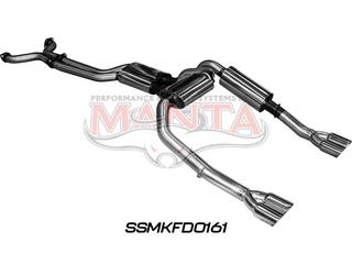 BA BF V8 Ute 3in L & R CatBack Muffler/Muffler