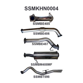 Holden Commodore COLORADO RC 3.0L 08 - 10 SWB WITHOUT CAT & WITH MUFFLER
