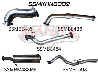 Holden Commodore COLORADO RC 3.0L 08 - 10 LWB WITHOUT CAT & WITH MUFFLER