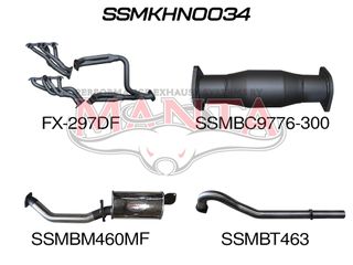Holden Commodore VL Commodore V8 3in With Extractors Muffler/Tailpipe