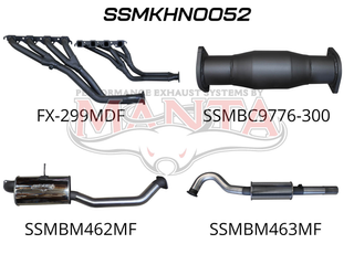 Holden Commodore VN VP VR VS SEDAN 5.0L V8 MANUAL FULL 3IN SYSTEM WITH CAT & DUAL MUFFLERS