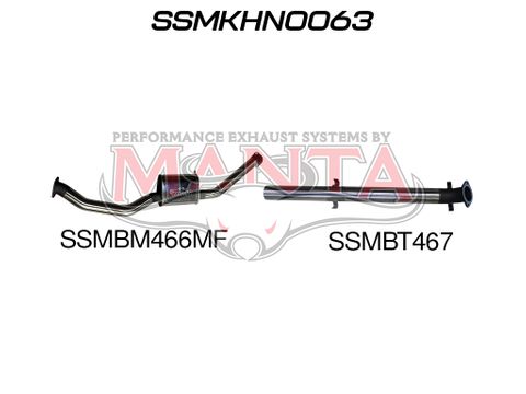 VP VR VS Sedan 5L V8 IRS 3in Catback Tailpipe