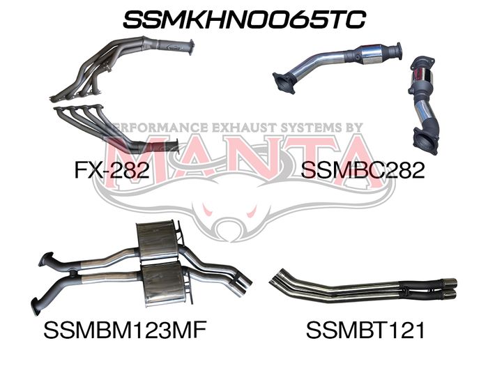 VP VR VS Sedan 5L V8 IRS 2.5in With Extractors Tailpipe