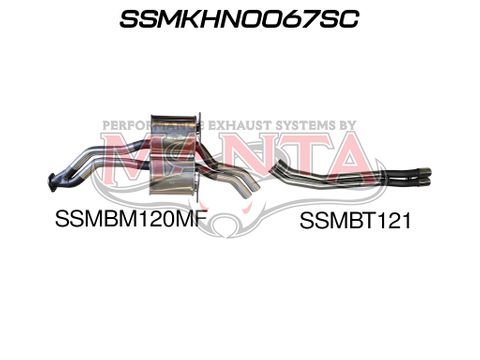 VP VR VS Sedan 5L V8 IRS 2.5in Catback Tailpipe