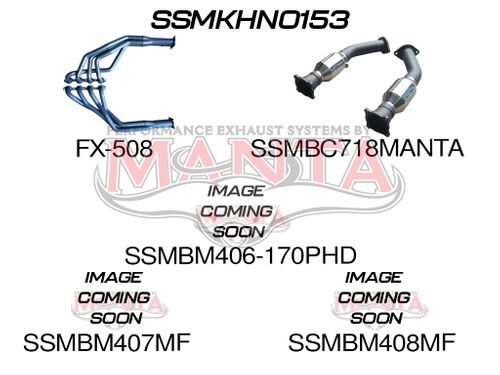 VZ V8 Monaro 2.5in Dual With Extractors Hotdog/Muffler