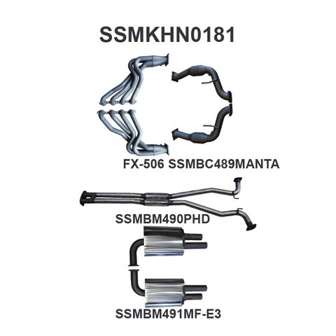 HSV VE E3 Sedan Wagon 2.5in With Extractors Hotdog/Muffler