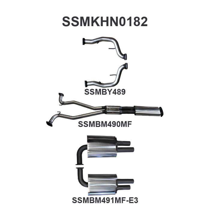 HSV VE E3 Sedan Wagon 2.5in Catback Muffler/Muffler