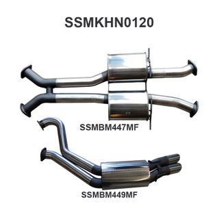 Holden Commodore VT - VZ V8 Sedan 3in Dual Catback Muffler/Muffler