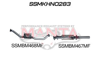 VP VR VS Statesman V8 IRS 3in Catback Muffler