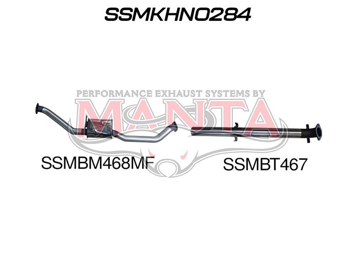 VP VR VS Statesman V8 IRS 3in Catback Tailpipe