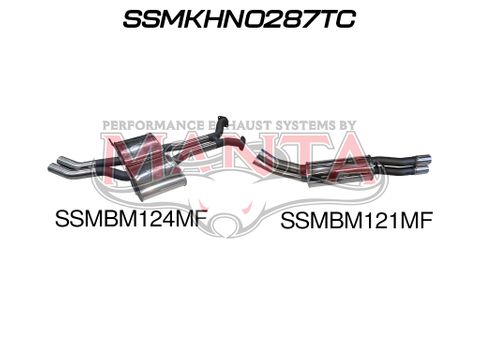 VP VR VS Statesman IRS 2.5in Catback Muffler