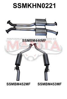 VY Maloo 3in Dual Catback Muffler/Muffler