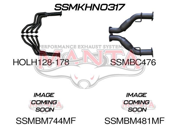 WM Statesman Caprice 3in With 1 7/8 in Extractors Muffler/Muffler