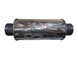 4in, 7in Round Centre/Centre, 16in (400mm) Long, Megaflow Muffler