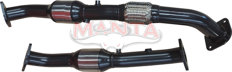 Toyota LandCruiser VDJ200 2016 4.5L V8 2.5in DPF Pipes With Cats to Fit Standard Centre