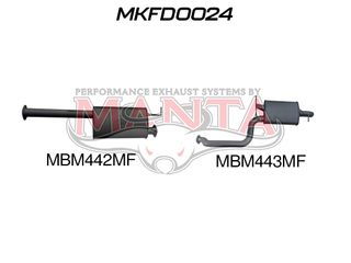 Ford Territory 4.0L SX SY CatBack 2.5in