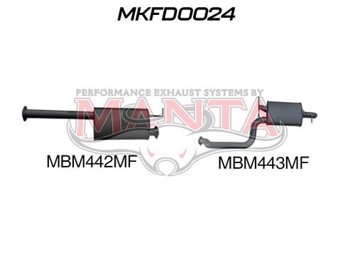 Territory 4.0L SX SY CatBack 2.5in